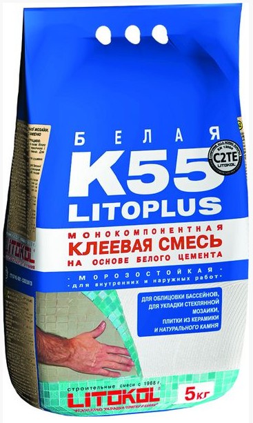 Клей LITOPLUS K55 5 серия Litokol клеи