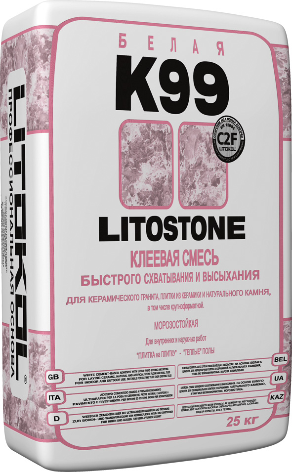Клей LITOSTONE K99 серия Litokol клеи