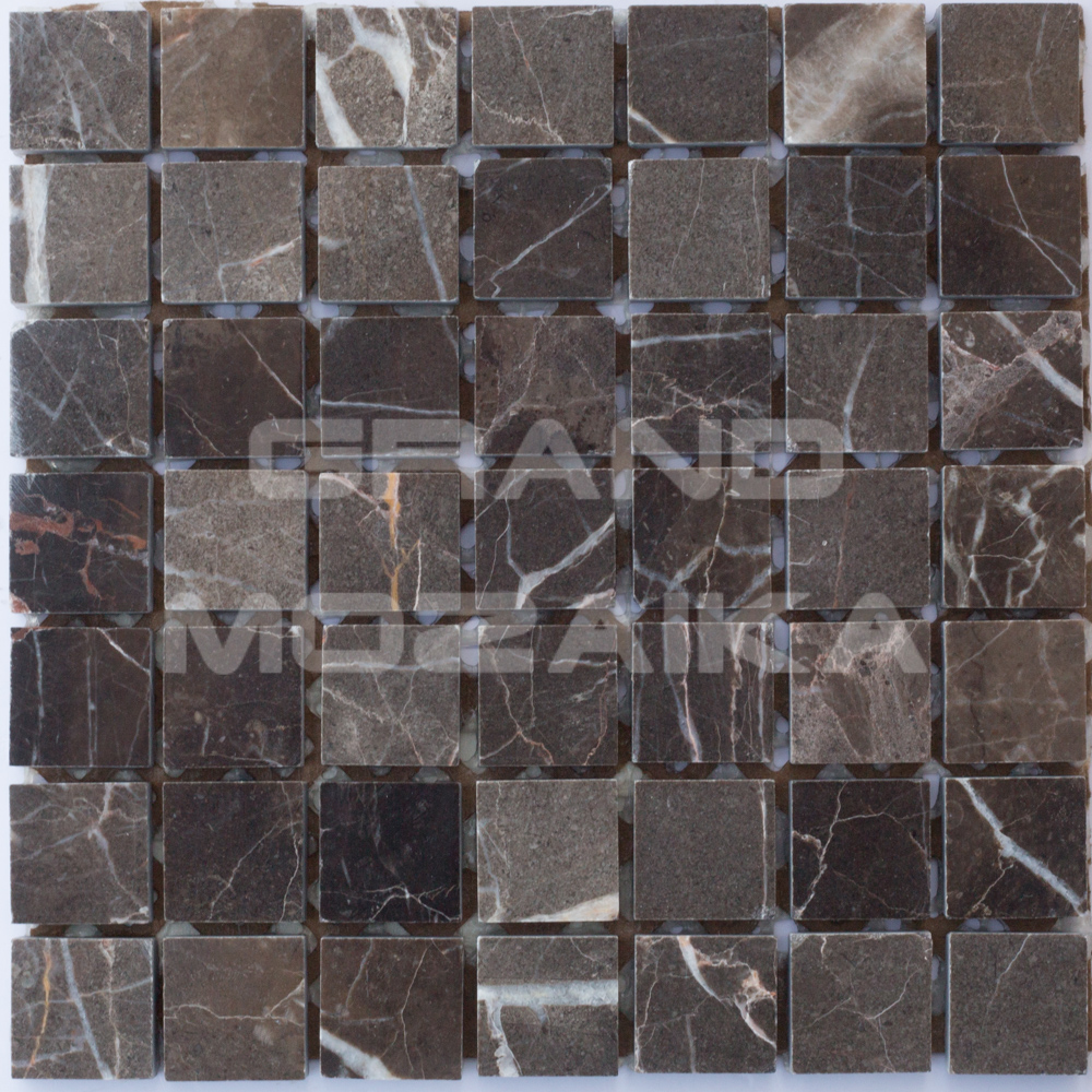 Мозаика АМ-3П (Choco Emperador Dark) 01.17 серия Marble