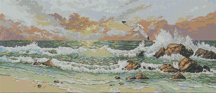 Панно SEA-07 серия Панно Пиксель