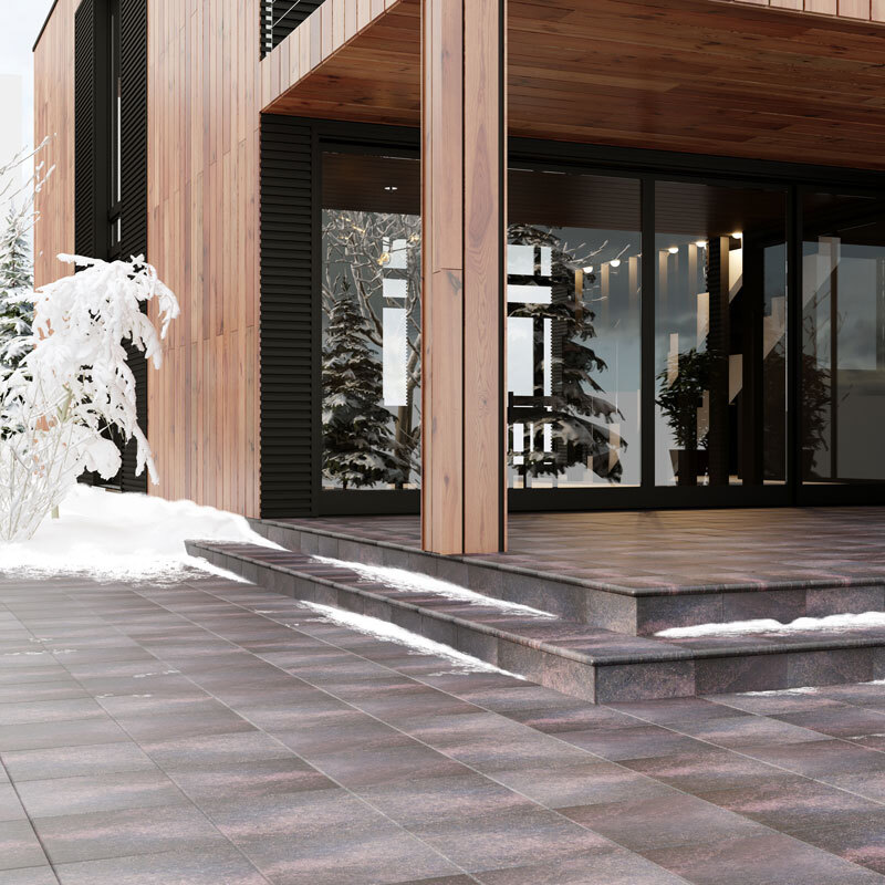 Ступени CARTABON STONE FLAME Ступень угловая 33х33х4 серия Stone V