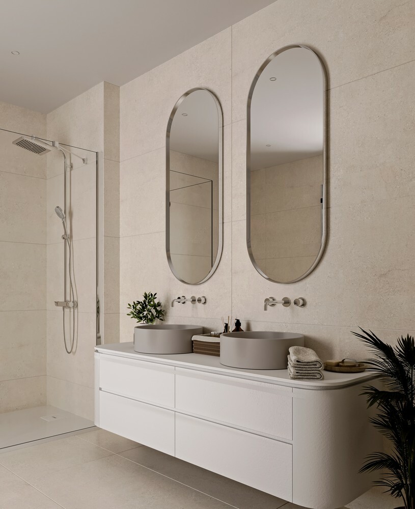 Плитка Concreto Crema 60x120 Matt серия Concreto