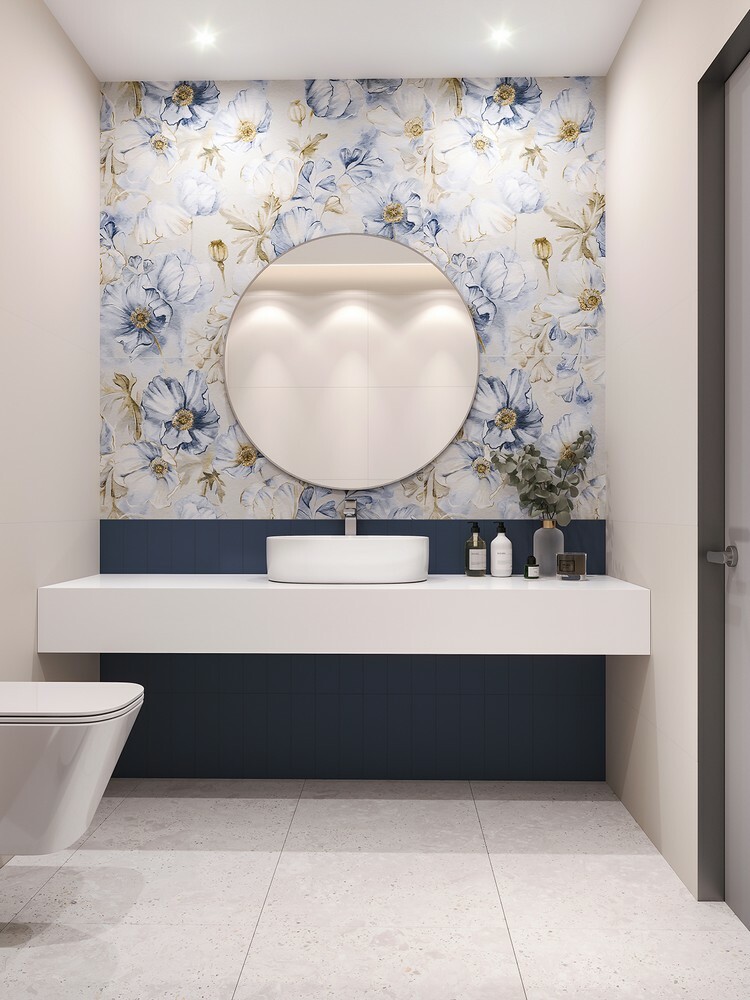 Плитка Elite Bluebell Decor A+B 60x120 Matt (2 шт в компл) серия Decors S