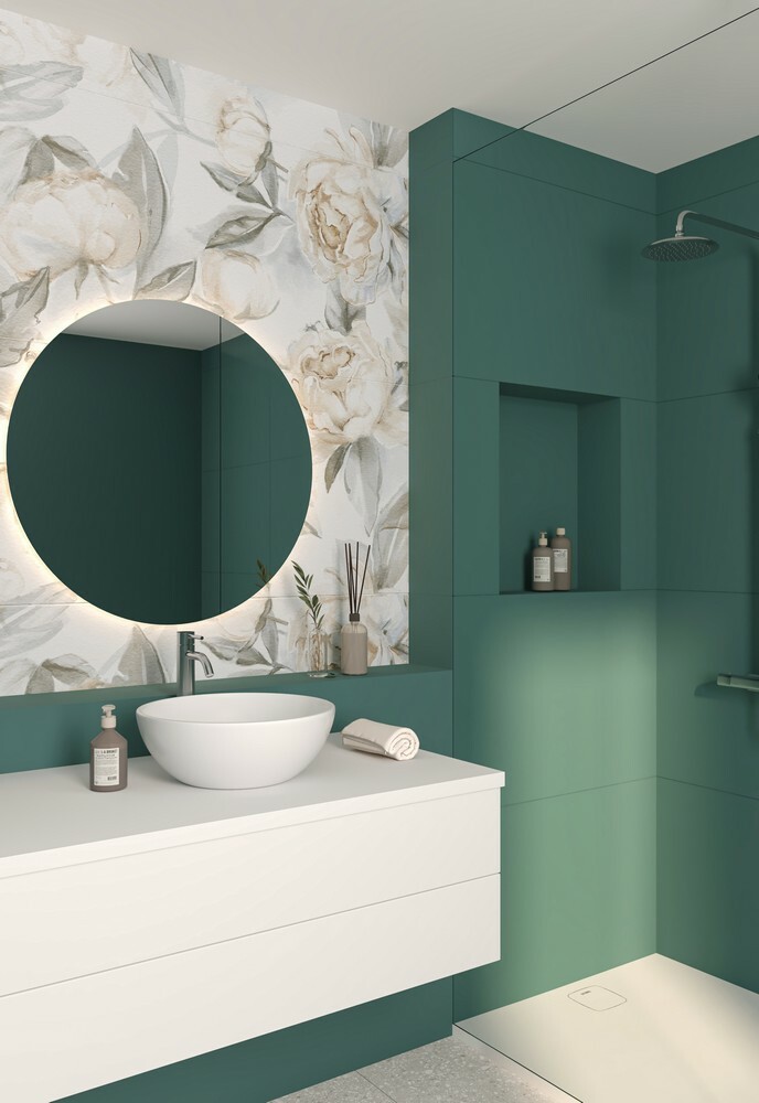 Плитка Elite Peonies Decor A+B 60x120 Matt (2 шт в компл) серия Decors S