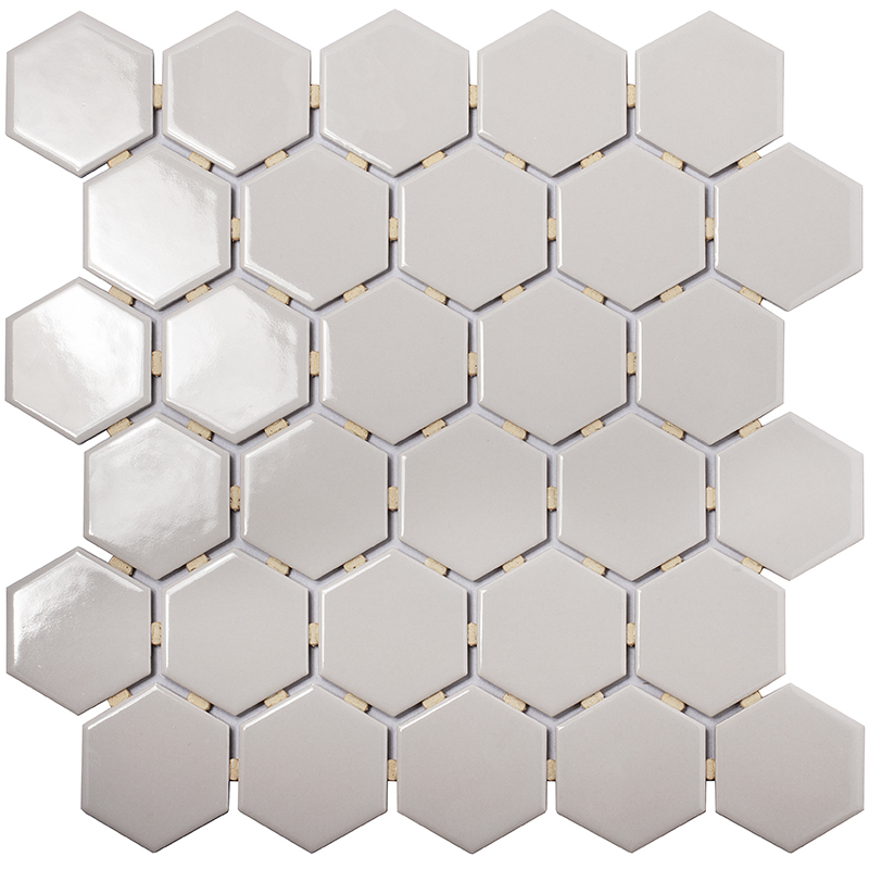 Мозаика Hexagon small Grey Glossy (MT20116) серия Homework