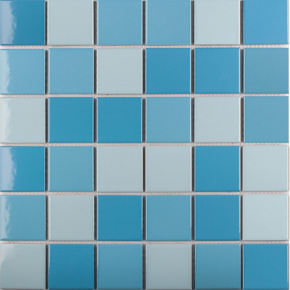 Мозаика Light Blue Mix Glossy 48x48 (WB43388) серия Homework