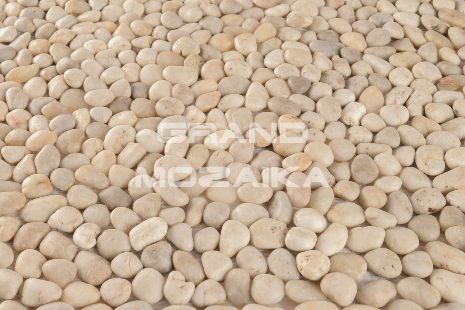 Мозаика 052390 MS00-1S ГАЛЬКА слоновая кость серия Nature