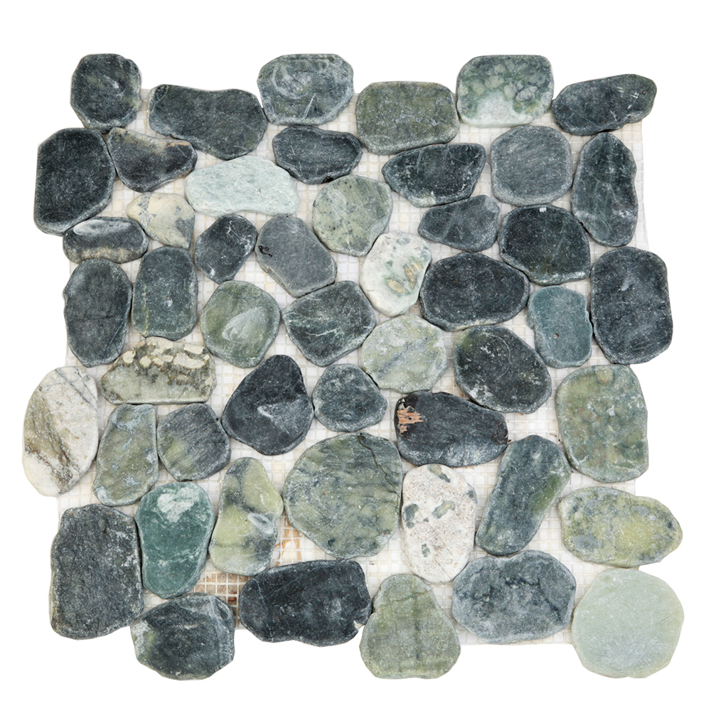 Мозаика 052366S MS9002 BC МРАМОР НЕФРИТОВЫЙ круглый серия Nature