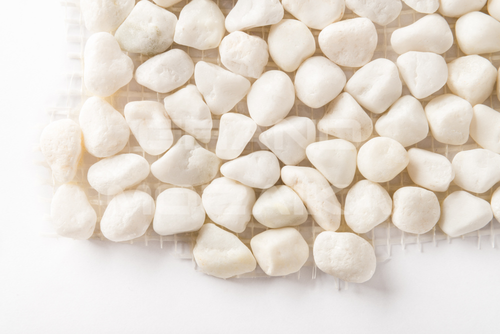 Мозаика 052361 MS5005 ГАЛЬКА крупная белая серия Nature