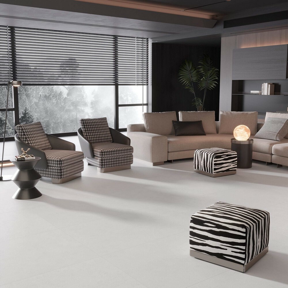 Плитка BENEFIT LIGHT GREY rect. matt 60*120 серия Porcelain Tile Stone