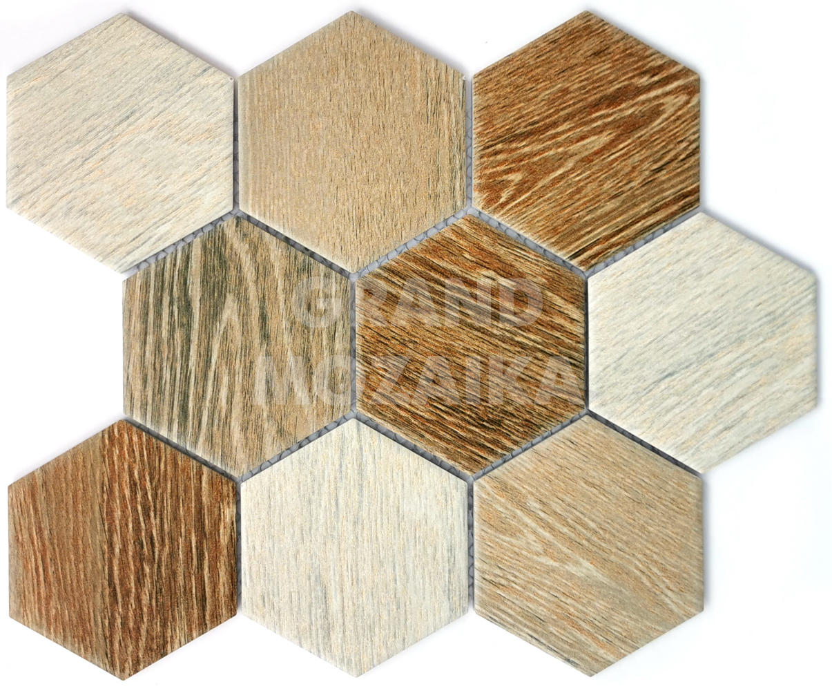 Мозаика Wood comb серия Ceramic Bona