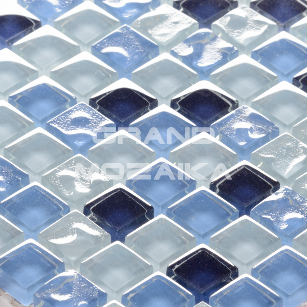 Мозаика Blue Drops серия Glass