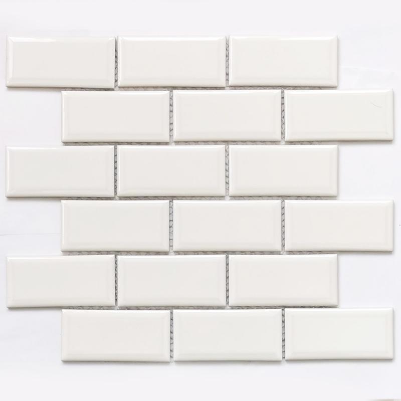 Мозаика Brick White серия Ceramic Bona