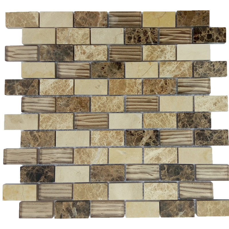 Мозаика Astoria Brown серия Orro Glasstone