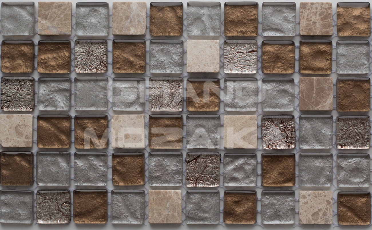 Мозаика Colonial Brown 4 мм серия Orro Glasstone