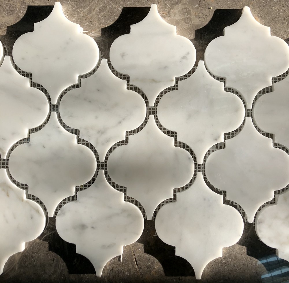 Мозаика Rovena Bianco серия Orro Stone