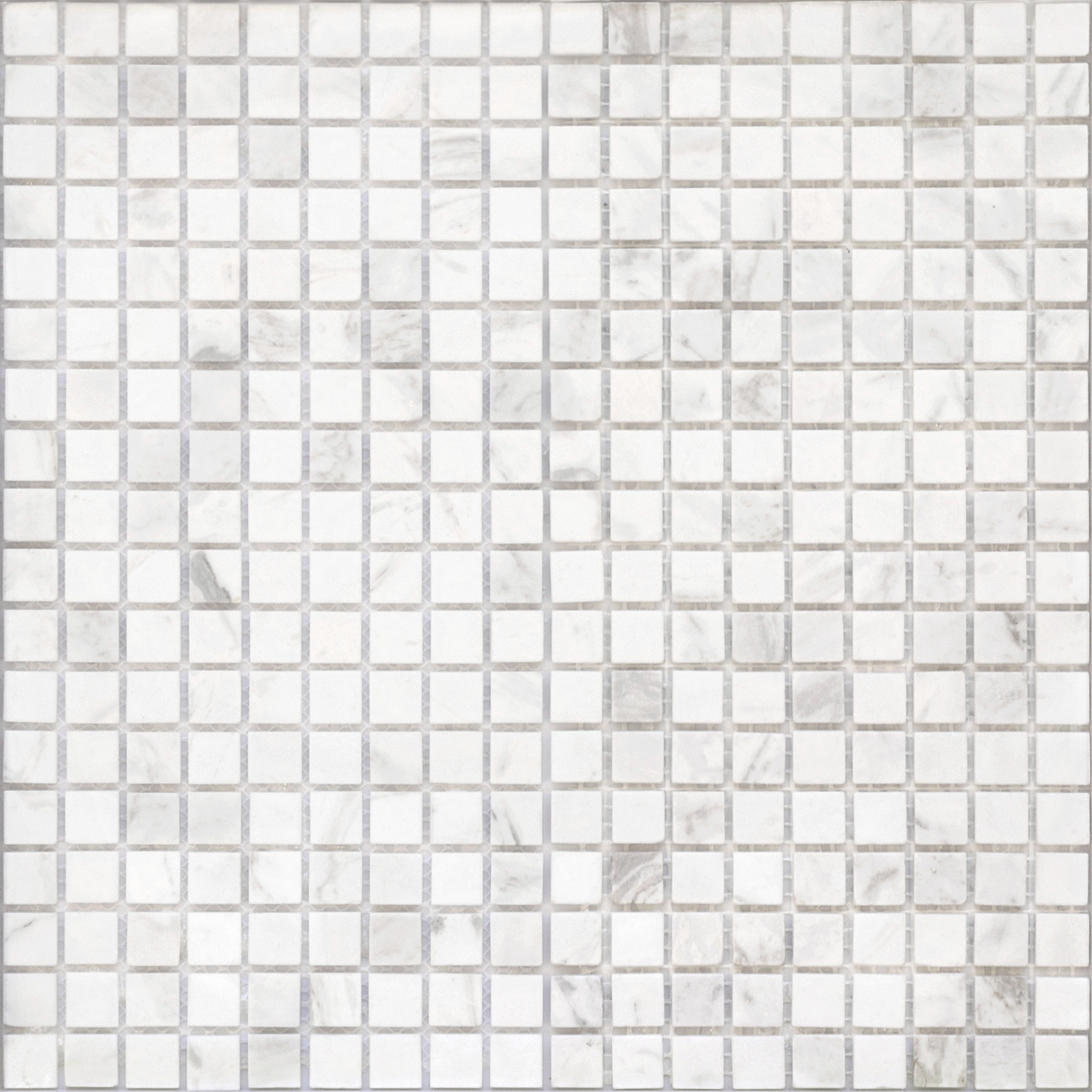 Мозаика Dolomiti bianco MAT 15x15х4 серия Pietrine Slim