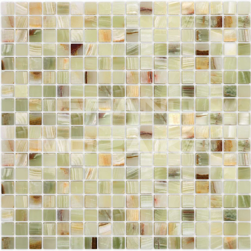 Мозаика Onice Jade Verde POL 15x15x7 серия Pietrine