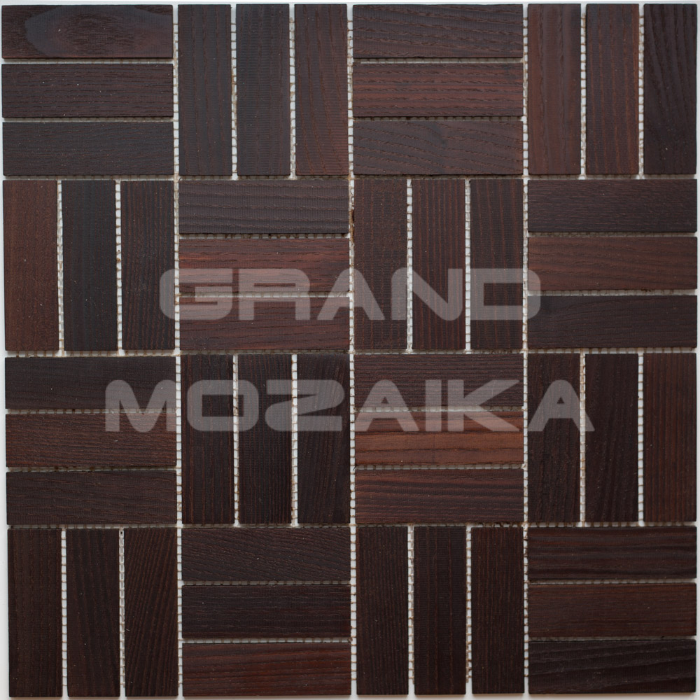 Мозаика Паркет термоясень серия Tarsi 2D