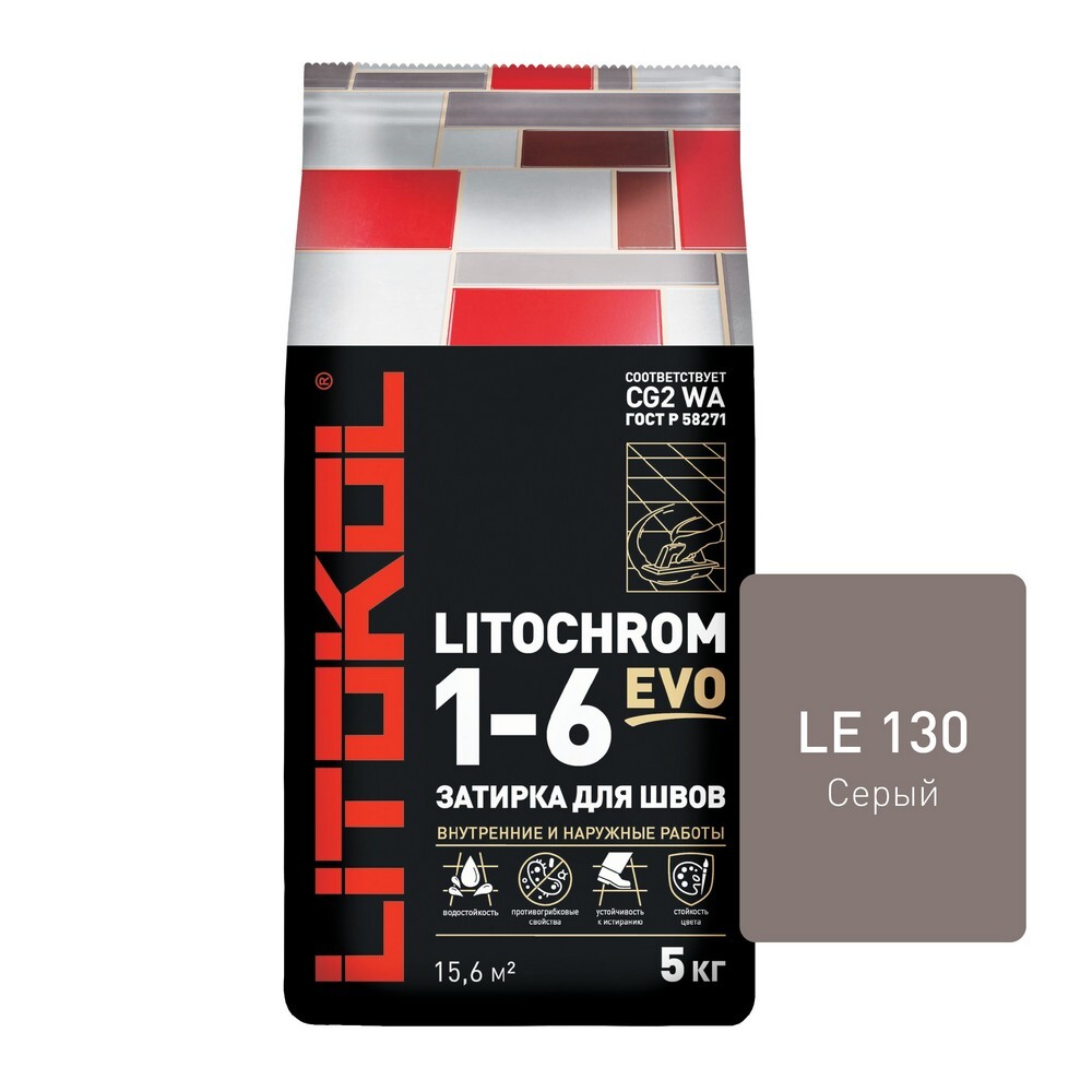Затирка LITOCHROM 1-6 EVO LE.130 5 серия LITOCHROM 1-6 EVO