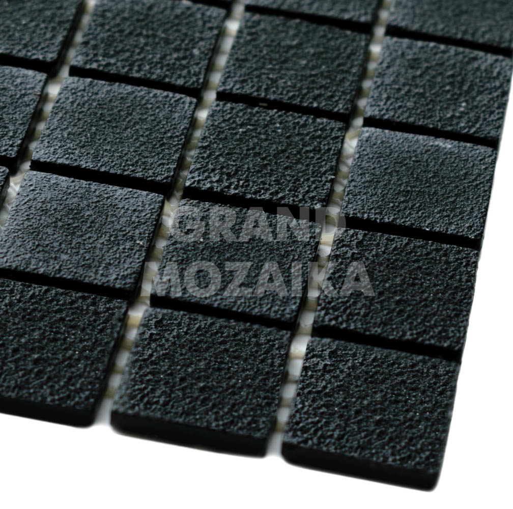 Мозаика Concrete Black серия Glass Mosaic
