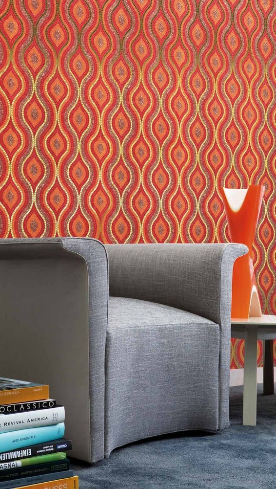 Панно Drops Red серия Decorations