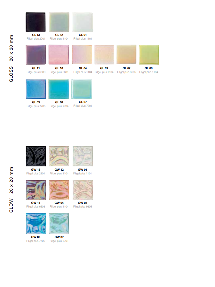 Мозаика gw-12 серия Glow