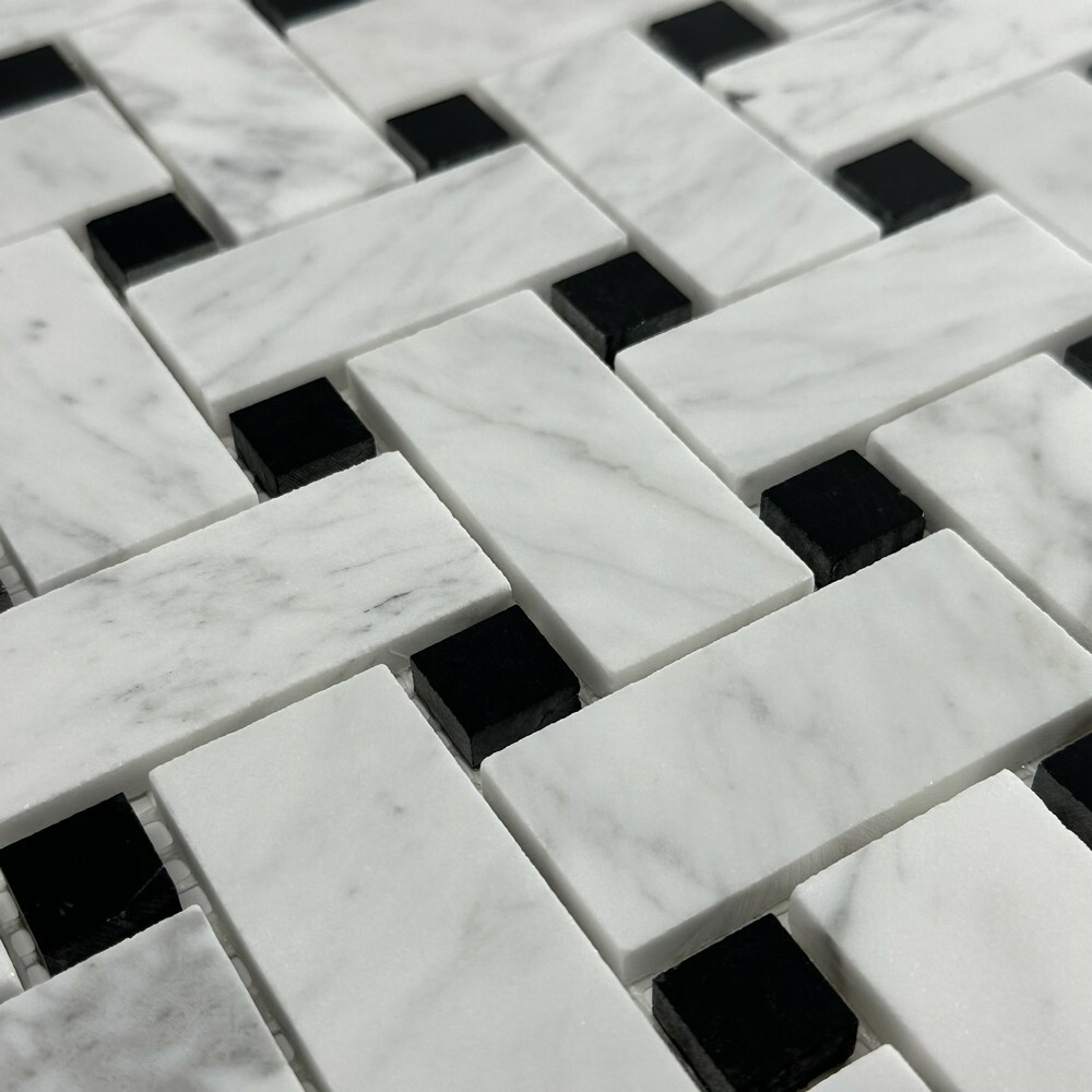 Мозаика BASKET WEAVE BIANCO серия Carpet Series