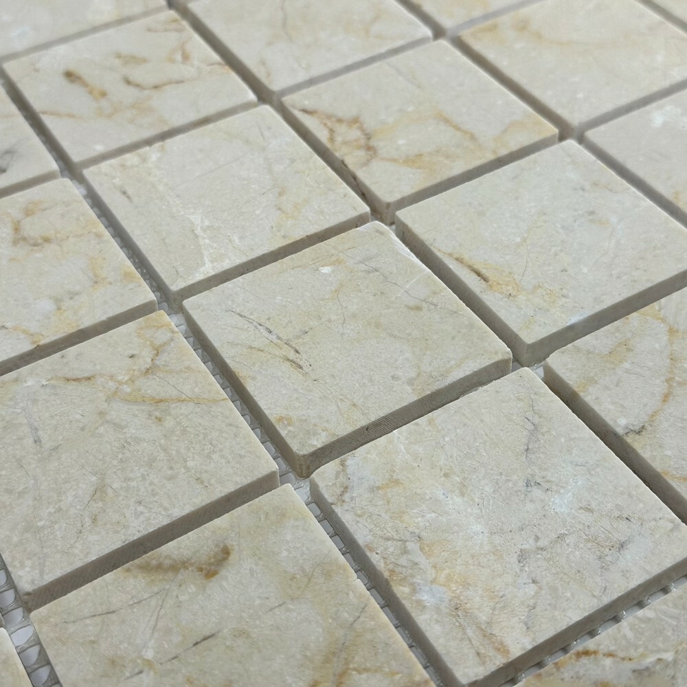 Мозаика CREMA MARFIL MAT 48x48 серия Marble Stone