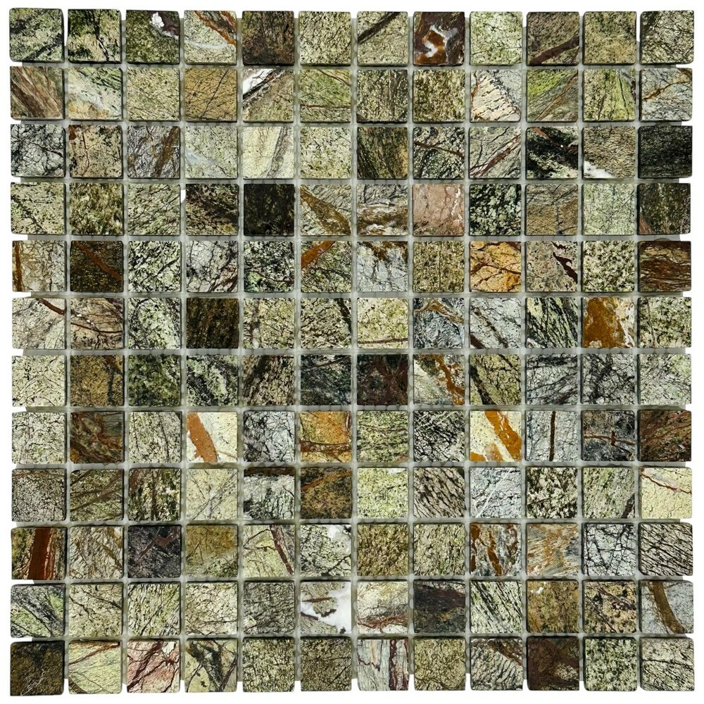 Мозаика FANCY GREEN 23x23 серия Marble Stone