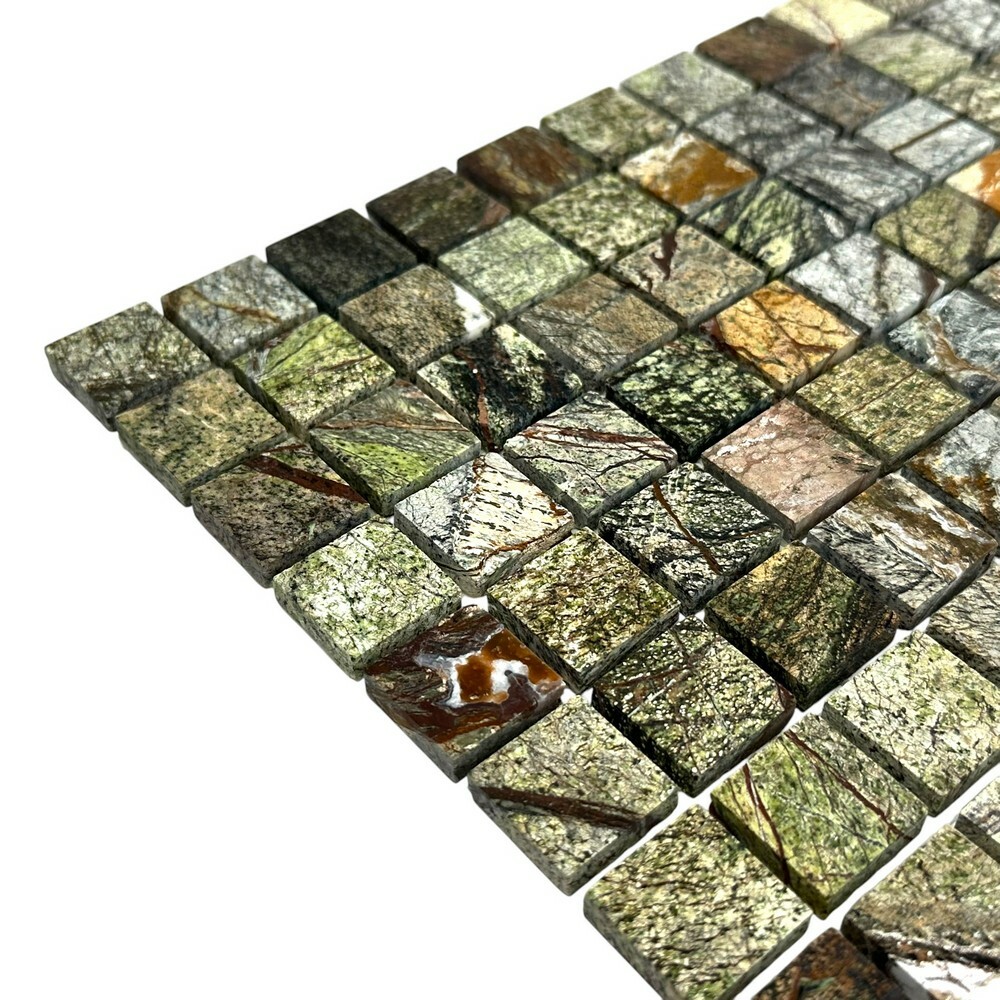 Мозаика FANCY GREEN 23x23 серия Marble Stone