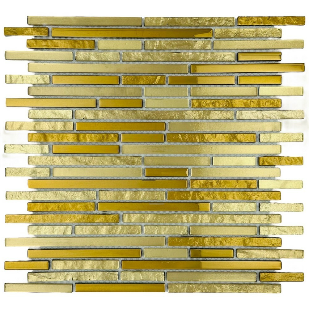 Мозаика GOLDEN STRIPES серия Glass-M