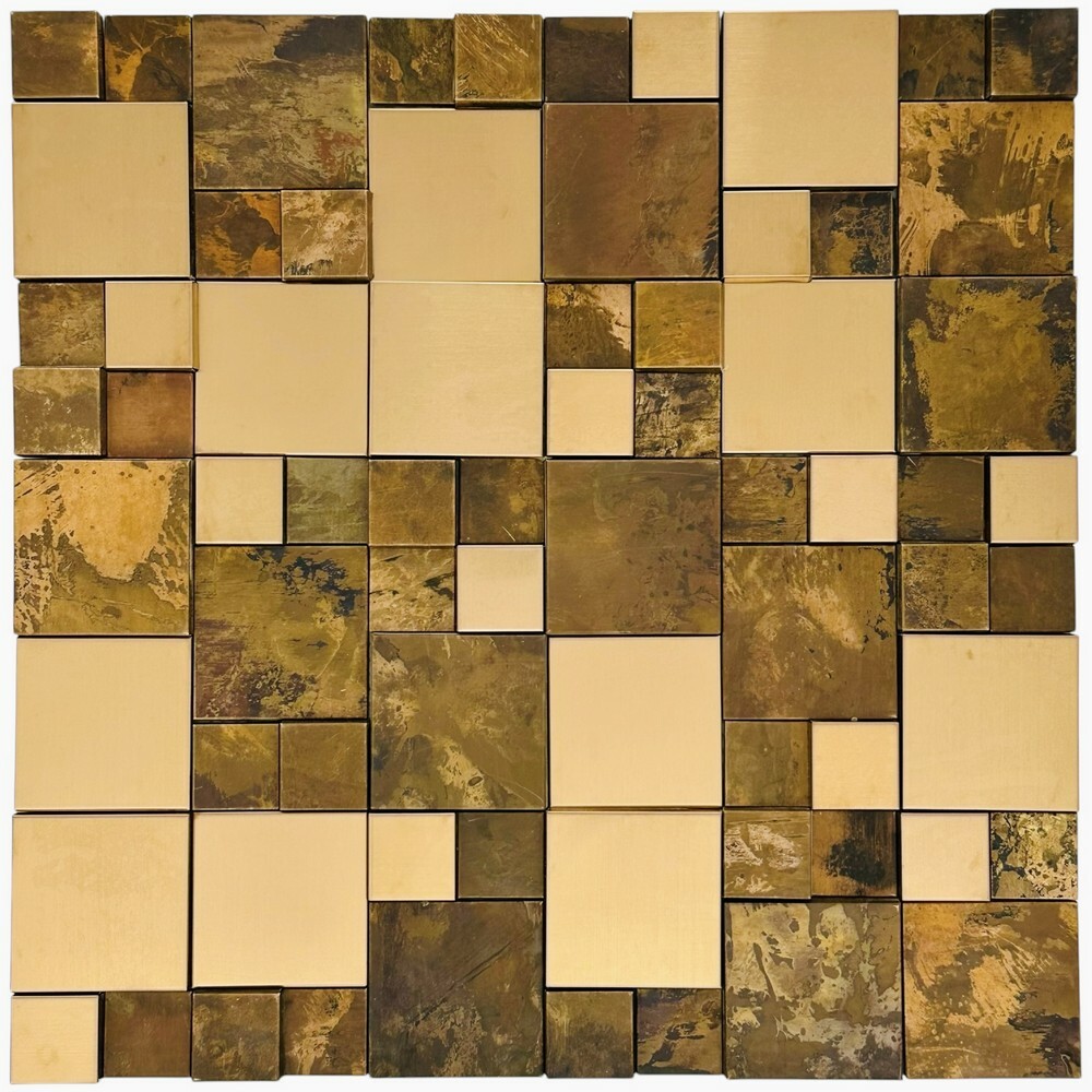 Мозаика METAL BRONZE 3D серия Brass