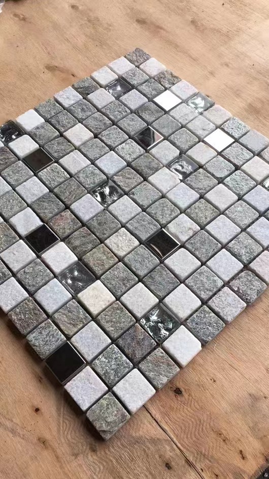 Мозаика MIX QUARTZ STONE серия Slate-M