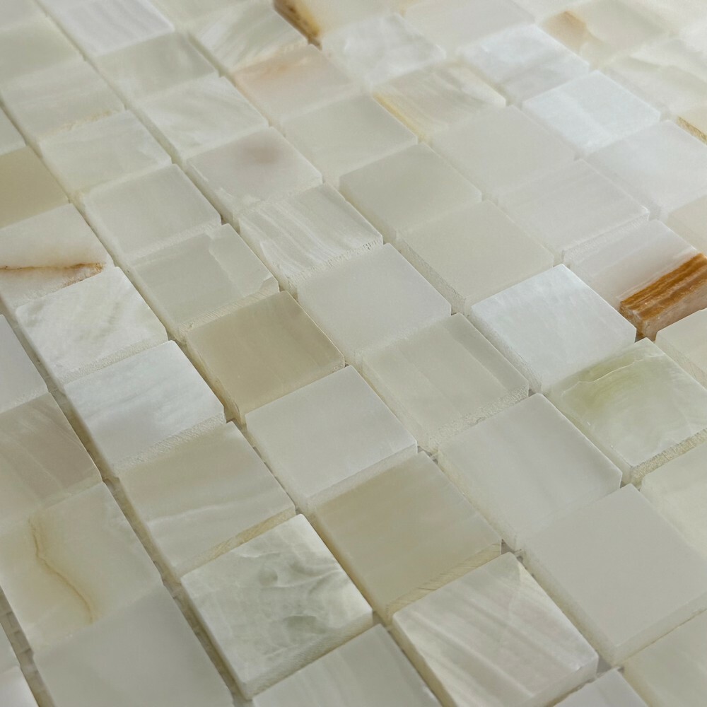 Мозаика ONYX WHITE POL 23x23 серия Marble Stone