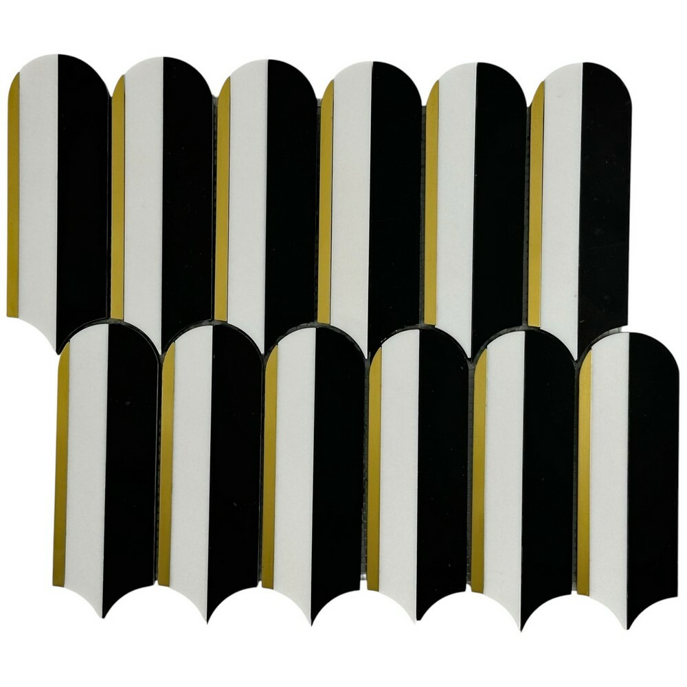 Мозаика PIANO BLACK серия Carpet Series