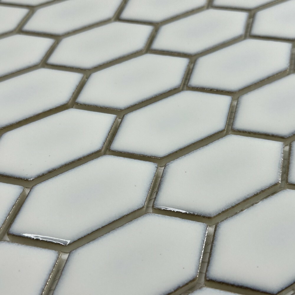 Мозаика ROMBI WHITE серия Glass-M