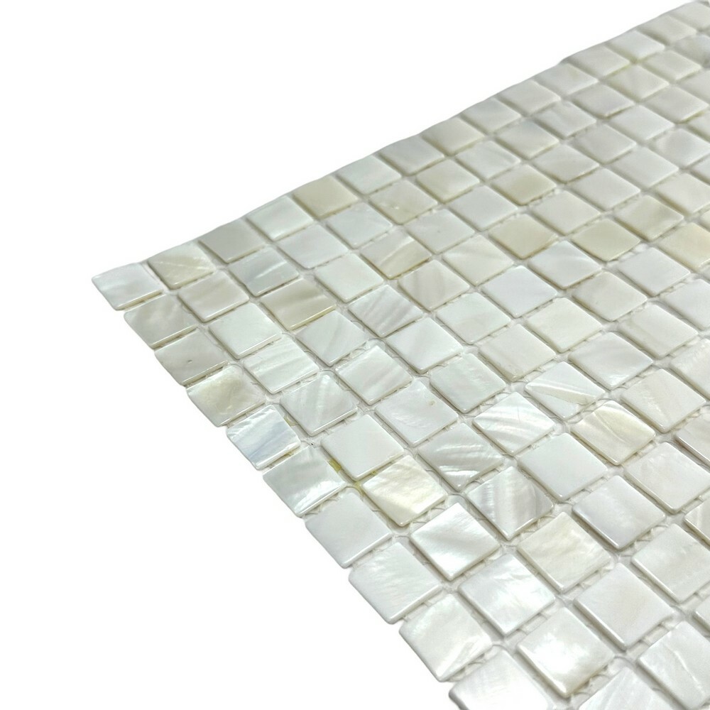 Мозаика WHITE SHELL 15x15 серия Shell-M