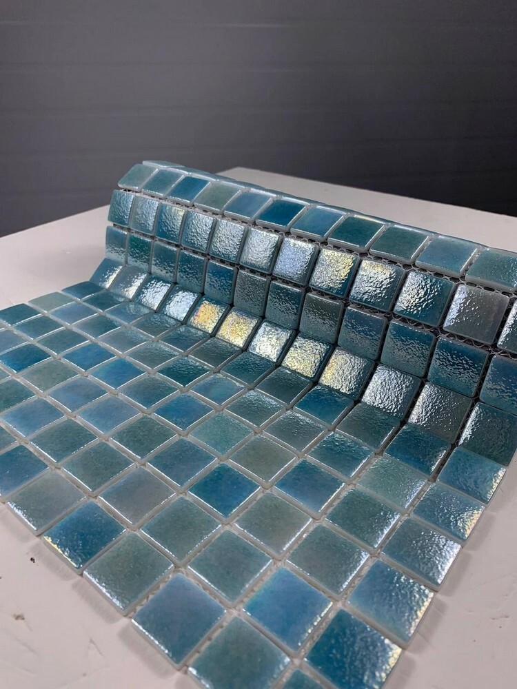 Мозаика Бирюза голубая серия Pools-П