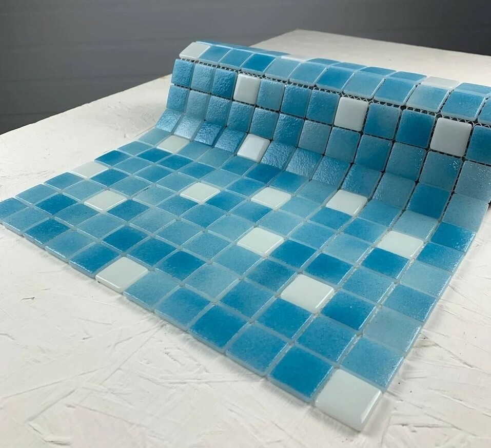 Мозаика Небесно голубой серия Pools-П